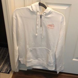 Roots organic cotton half zip hoody